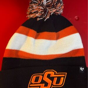 47 Brand OSU Cowboys Black, Orange, and White Knit Hat